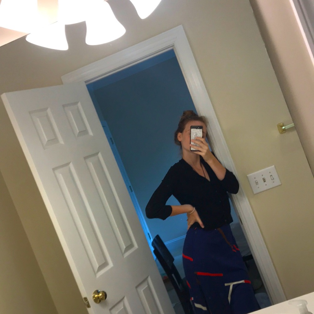 Summer Blue Panel Skirt